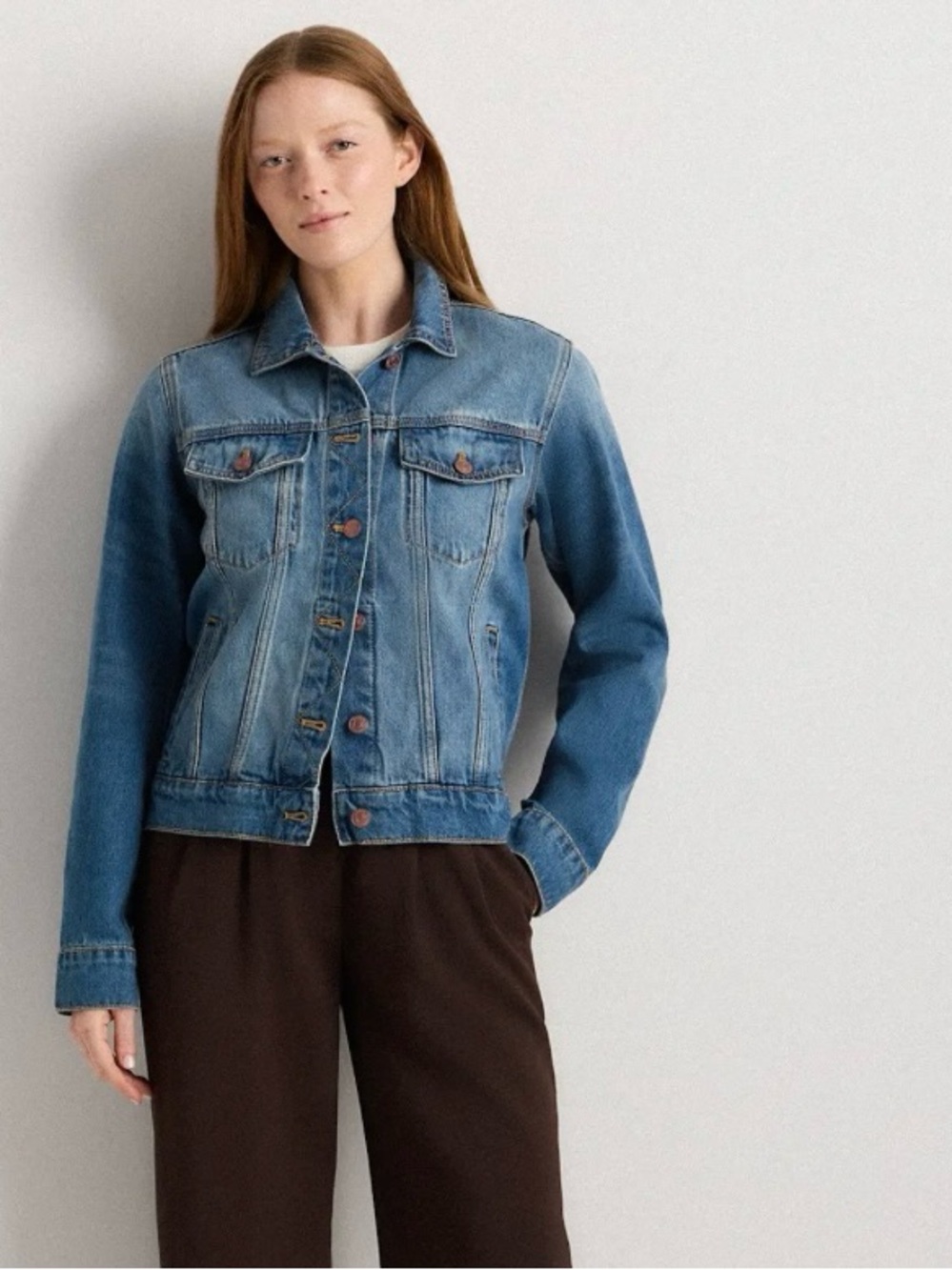 Quince 100% Organic Cotton Denim Jacket - Picture 4 of 7